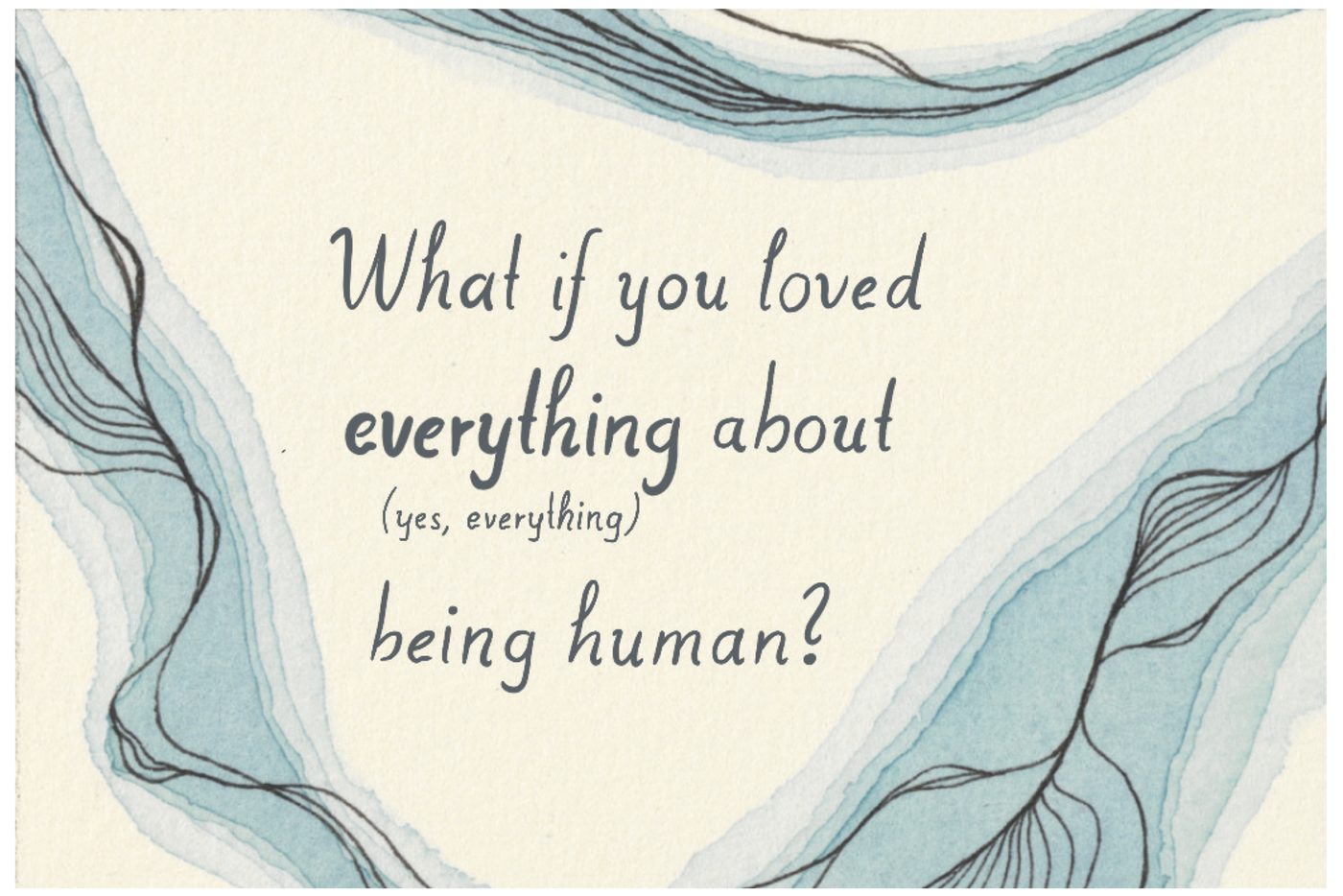 Eine Karte aus dem Loving-Cards-Deck